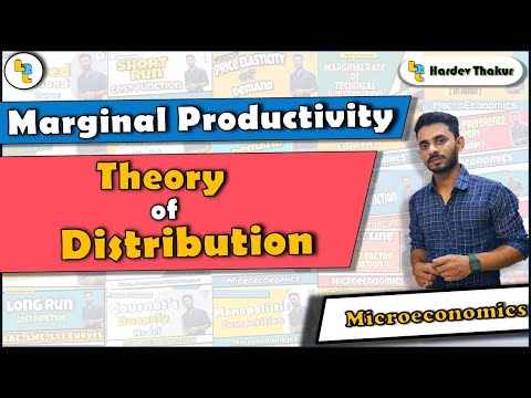 #49 Marginal productivity theory of distribution by Hardev Thakur