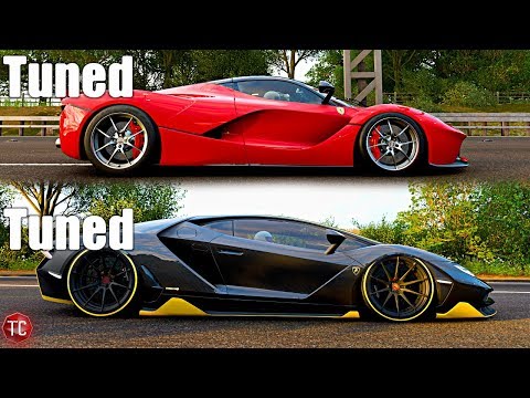 Forza Horizon 4: Tuned vs Tuned! LaFerrari vs Lamborghini Centenario