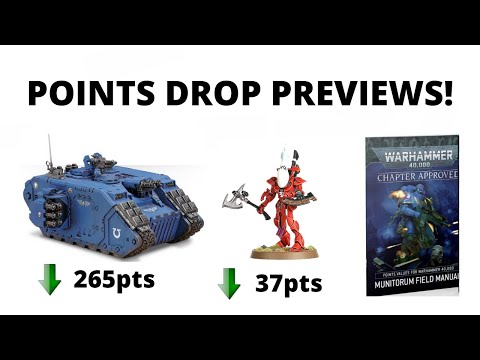 Points Drops Land Raiders, Genestealers and More... Plus new Secondaries from Chapter Approved