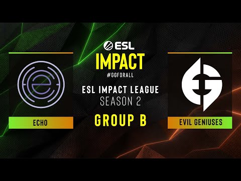 ECHO vs Evil Geniuses - Map 1 - [Dust2] - ESL Impact League S2 - Group B - NA