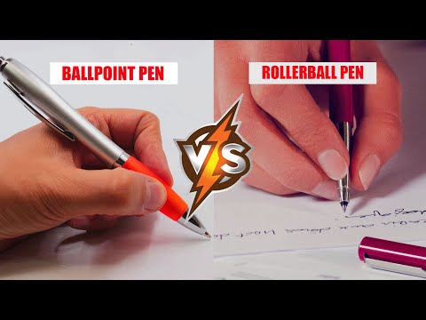 Ballpoint vs Rollerball Pen
