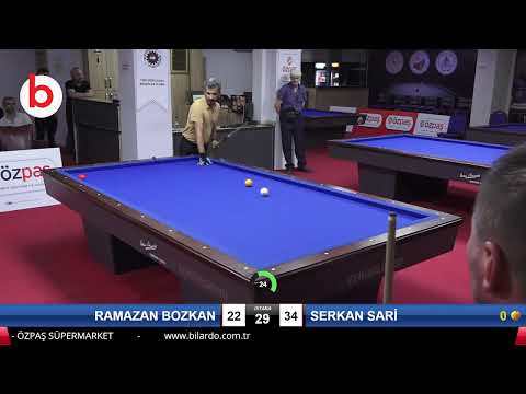 RAMAZAN BOZKAN & SERKAN SARİ Bilardo Maçı - SAKARYA ÖZPAŞ CUP 2019-2.TUR