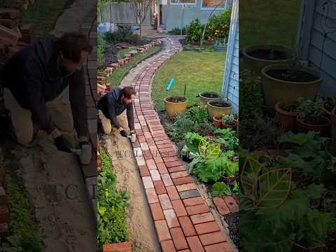Reclaimed Bricks, Curved Path