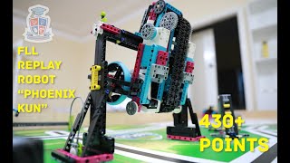 FLL Replay Robot 430+ Points "Phoenix Kun"