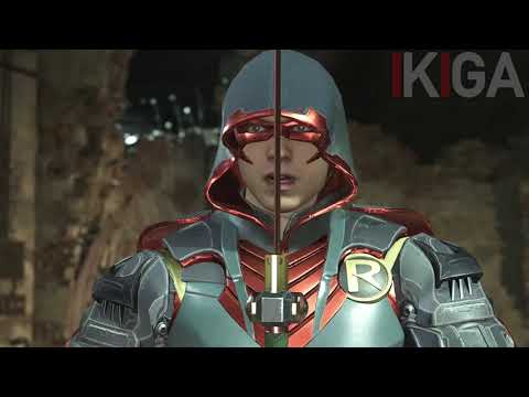ROBIN ALL MIRROR MATCH DIALOGUES & VICTORY ANIMATION WINNING POSE - INJUSTICE 2 2020