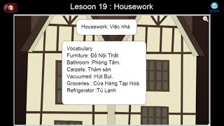 English Fluency - LV1 - Story 19. Housework
