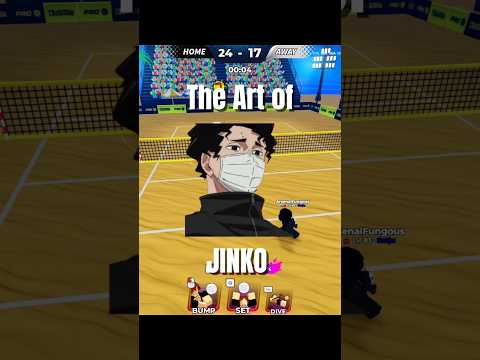 The Art of JINKO #roblox #haikyuu #viral #shorts #trending #fyp #edit #volleyballlegends #gaming