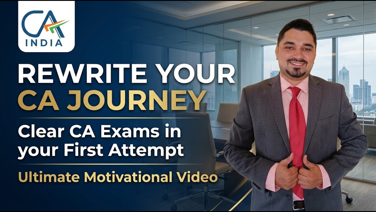 Watch How to Clear CA Exams in First Attempt on YouTube