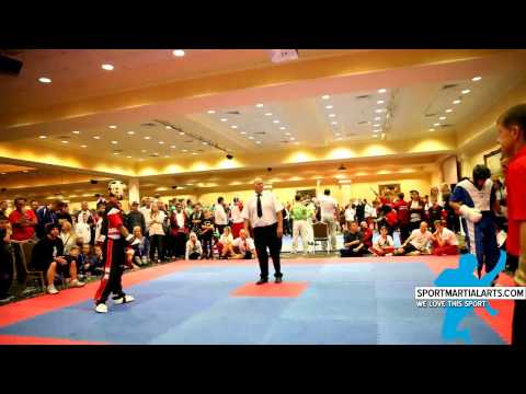 WKC Worlds 2014   Boys Point Sparring Team Scotland v Team CAN