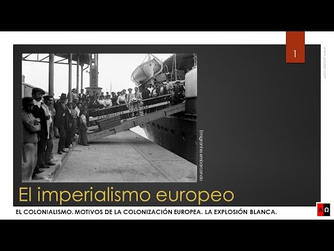 El imperialismo europeo de finales del S XIX y principios del XX