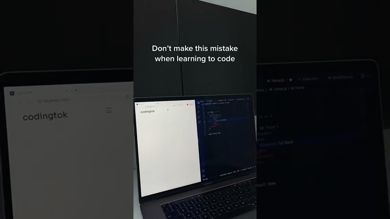 Don’t make this mistake when learning to code 👨🏼‍💻#shorts