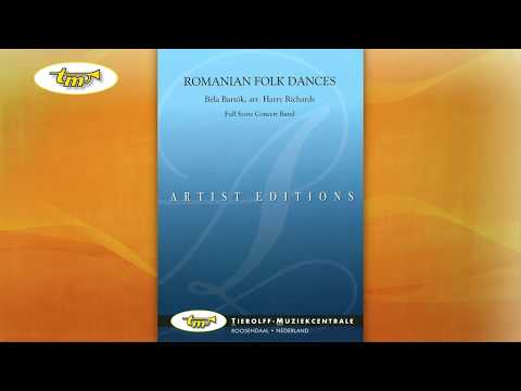 Romanian Folk Dances - Concert Band - Bartók - Richards - Tierolff