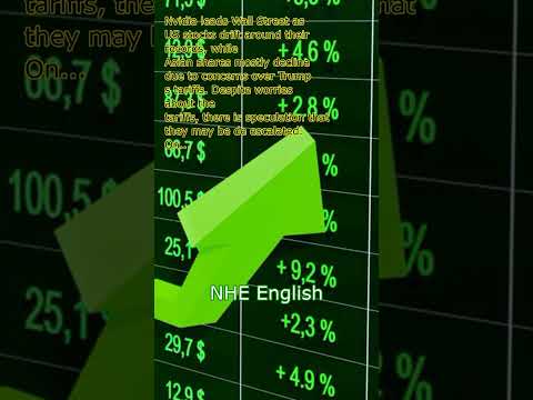 Nvidia leads Wall Street as US stocks drift around their records