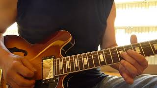 NITE CRAWLER  (Solo練習中)　Larry　Carlton　/　Epiphone ES-335