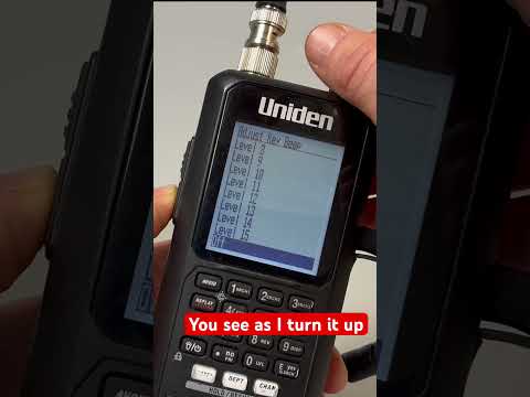 Adjust Key Beep BCD436HP Scanner #shorts