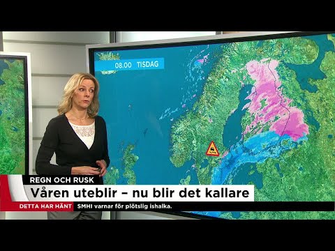 Våren uteblir - nu blir det kallare - Nyheterna (TV4)