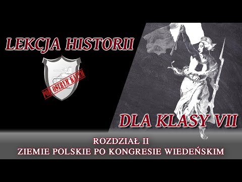 Ziemie polskie po kongresie wiedeńskim - Rozdział II/Klasa 7 - Lekcje historii pod ostrym kątem