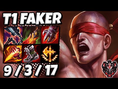 T1 Faker Lee Sin vs Nidalee [ Jungle ] Korea Grandmaster Patch 12.2 ✅