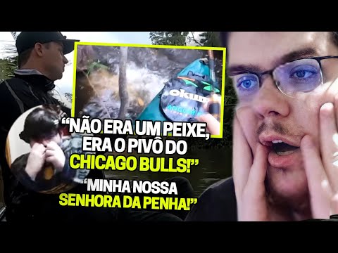 CASIMIRO REAGE: PESCARIA PROIBIDA PRA CARDÍACOS (O CARA PESCOU O MICHAEL PHELPS) |Cortes do Casimito