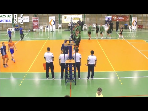 ASTRA Nowa Sól - AZS UZ Zielona Góra  - II liga piłki siatkowej 25.11.2017