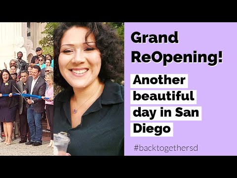 , title : 'San Diego ReOpening Ceremony | Lazy Acres Market | Networking Tips * #BackTogetherSD #SanDiego #619'