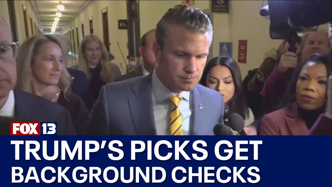 Some of Trump cabinet picks undergo background checks