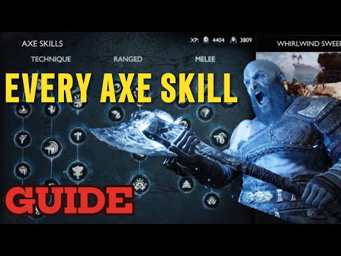 God Of War Ragnarok All Leviathan Axe Combat in Skills Tree Review #kratos #combat #guide