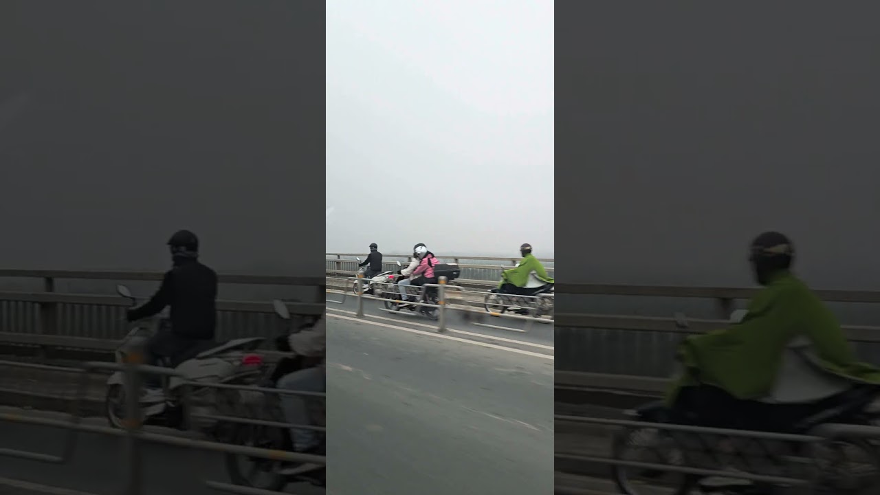 하노이 공항에서 시내들어가는 다리