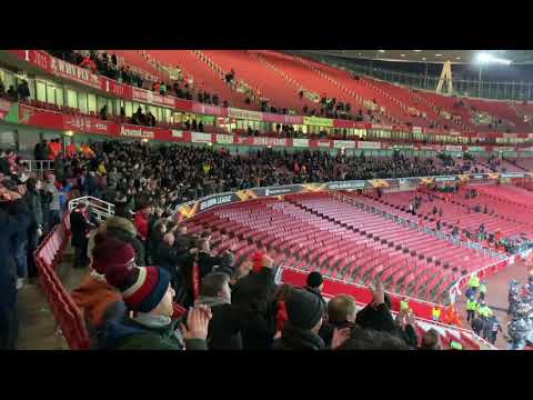 Arsenal vs Frankfurt (Euro League) 1-2 Final. Europacup in diesem Jahr.