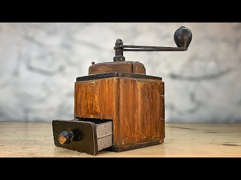 Rusty Coffee Grinder machine Restoration - Incredible transformation