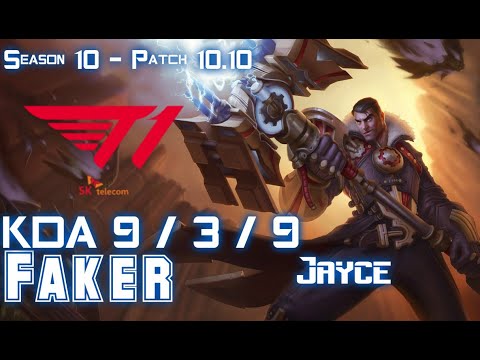 T1 Faker JAYCE vs TALON Mid - Patch 10.10 KR Ranked