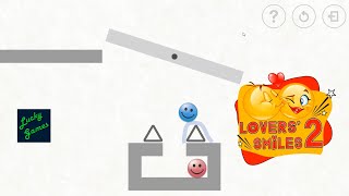 Lovers ' Smiles 2 - Walkthrough [Casual Physics Puzzle for the whole family]