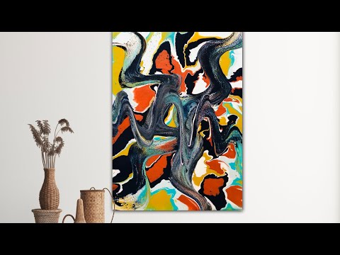 Wasn’t expecting that ~ Must see effects Super awesome puddle pours with more~ Tilt n Aussie slide