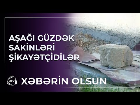 Aşağı Güzdək sakinləri kanalizasiya sisteminin olmamasından şikayət edirlər