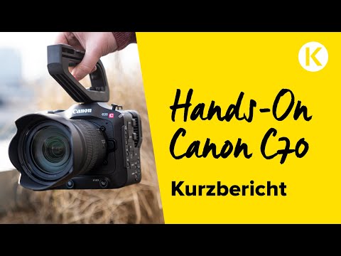 Die beste kompakte Cinema Kamera? Canon EOS C70 Hands-On | Foto Koch #Canon #C70