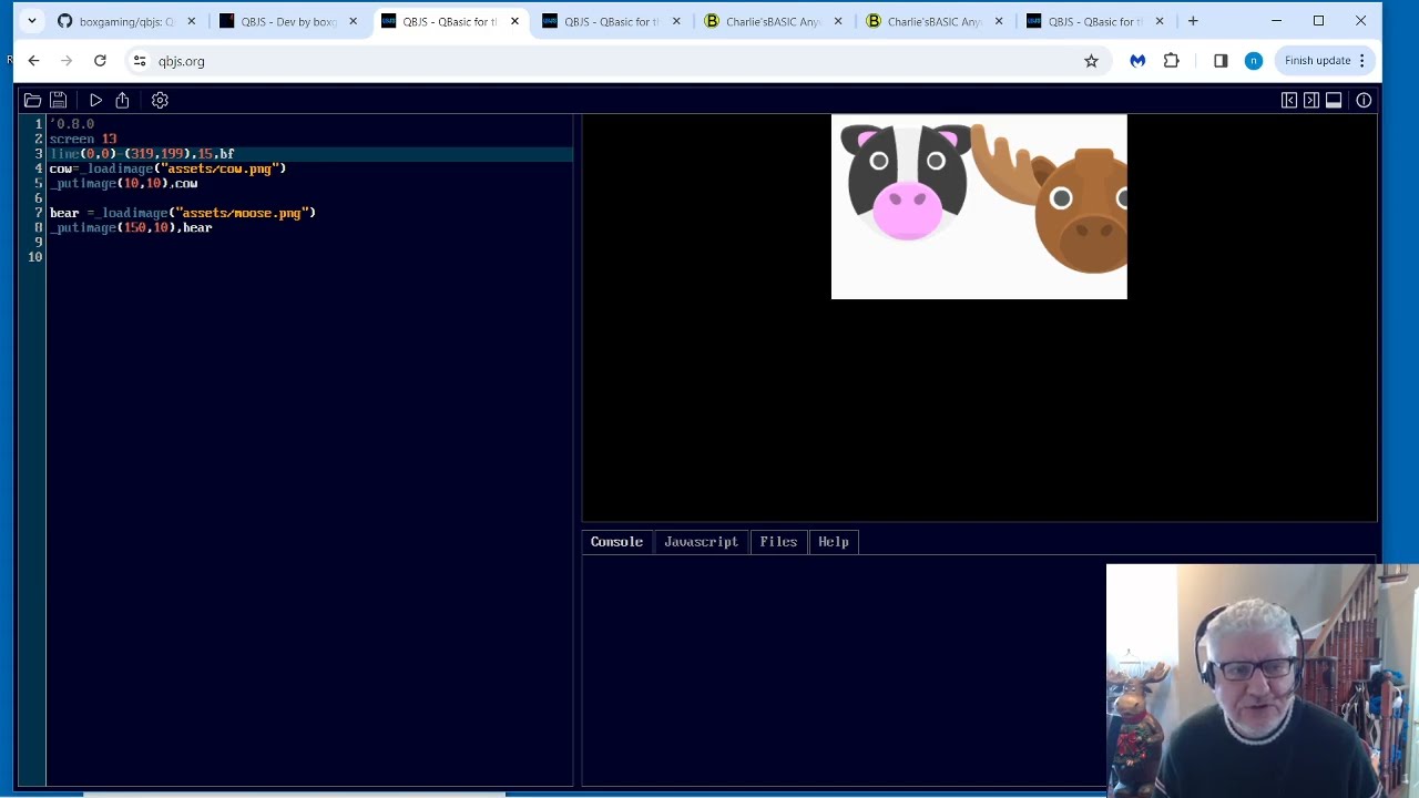 #QBJS Is a #QBasic Like Interpreter For the Web