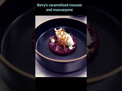 fresh berries mousse and mascopone cheese on top #dessert #berry #mouse #pastry #sweet #food #viral