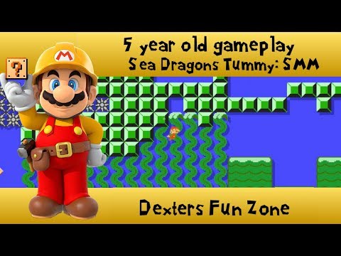 Super Mario Maker: Sea Dragon's Tummy uploading