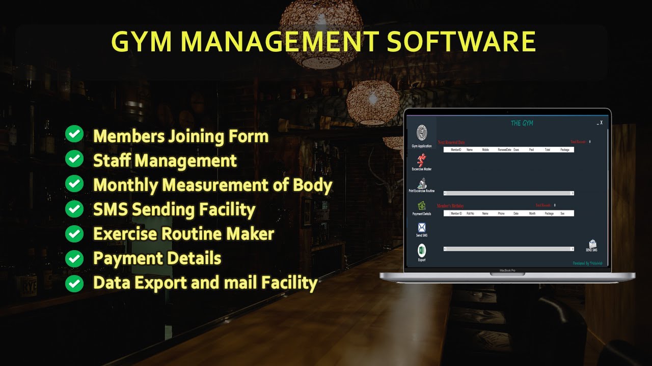 Gym Management Software Source Code (Desktop Application on C#)