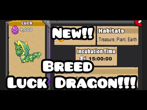 How to breed the Luck Dragon-Dragonvale/Breeding Guide/Breeding tips/Luck of the Vale event!