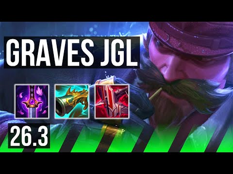 GRAVES vs EVELYNN (JGL) | Perfect KDA: 22/0/4 | KR Challenger | 26.3