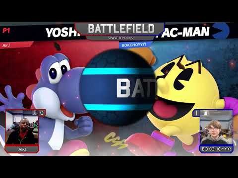 [MESA: Battlefield 9] Pools Wave B: AirJ (Yoshi) vs. Bokchoyyy! (Pac-Man)