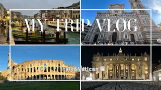【🇮🇹イタリア３都市&🇻🇦バチカン】ヴェネツィア・フィレンツェ・ローマを巡る６日間