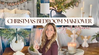 COZY CHRISTMAS MASTER BEDROOM MAKEOVER 2025 | NATURAL CHRISTMAS DECOR | BEDROOM TRANSFORMATION