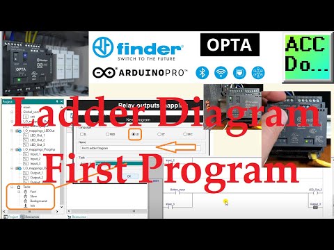 Master Arduino OPTA PLC: Your First Ladder Logic Program!