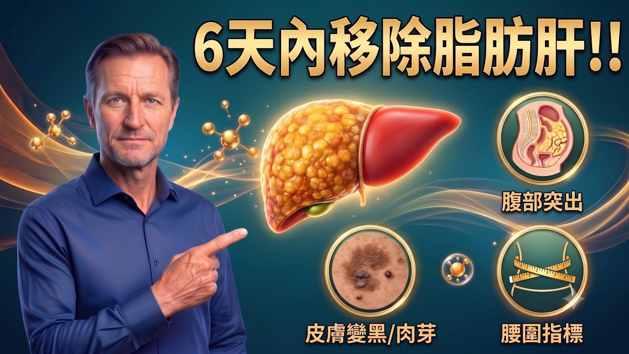 📉 6天逆轉脂肪肝？告別大肚腩的4種科學自然療法 | 柏格醫生 Dr. Berg