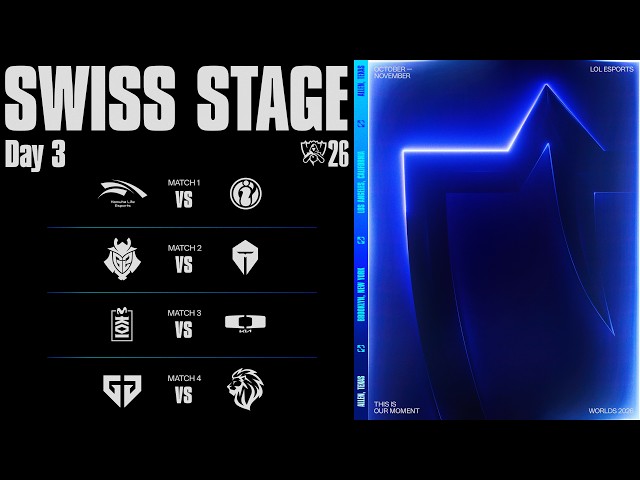 [中文] Swiss Stage Day 3 | WORLDS 2026