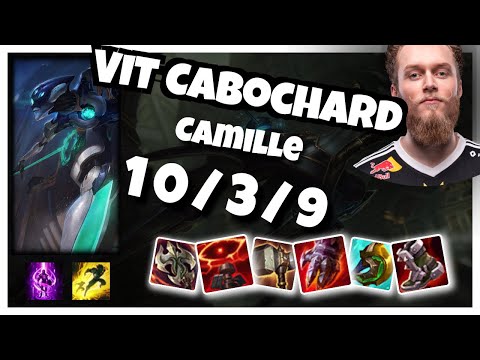Camille vs Gangplank VIT Cabochard TOP (10/3/9) Gameplay Replay - Patch 10.24