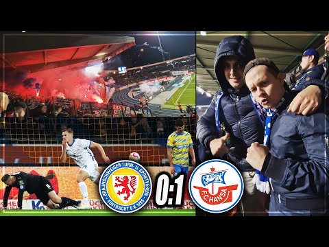 PERFEKTER ABSCHLUSS! AUSWÄRTSSIEG STADIONVLOG: Braunschweig - Hansa Rostock | Pyro | Stadion Vlog