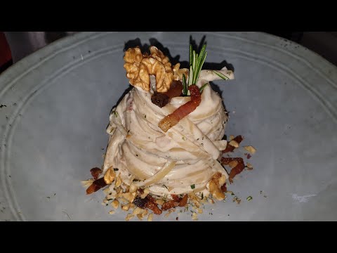 Ricotta and Walnut Pasta with Bacon - A Tribute to Giorgione